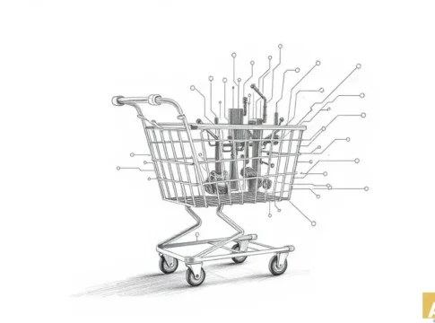 Будущее уже здесь: 73% покупателей используют ИИ для онлайн-шопинга (AI-иллюстрация)