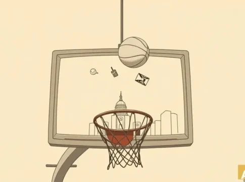 Как смотреть НБА на NBCUniversal в сезоне 2025-26 (AI-иллюстрация)