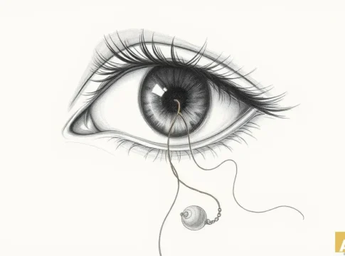 Выставка «Связана с открытыми глазами»: искусство и активизм в Тель-Авиве (AI-иллюстрация)