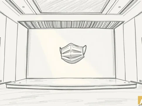 Почему Сэмюэл Д. Хантер выбрал пандемию для своей новой пьесы (AI-иллюстрация)