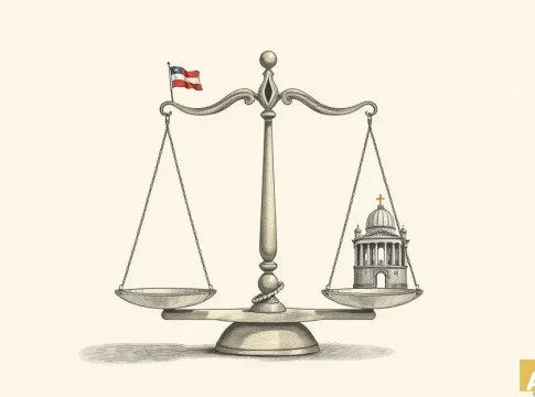 Яир Лапид: Достижения и вызовы на политической арене Израиля (AI-иллюстрация)