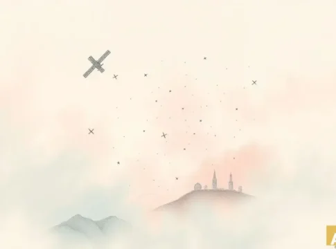 SpaceX запустила 28 спутников Starlink с базы Ванденберг в Калифорнии (AI-иллюстрация)