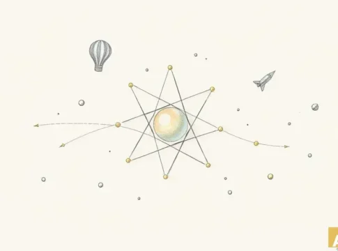 Квантовые технологии: новые возможности для современного производства и цепочек (AI-иллюстрация)