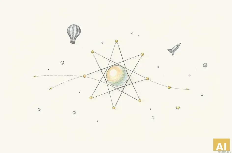 Квантовые технологии: новые возможности для современного производства и цепочек (AI-иллюстрация)