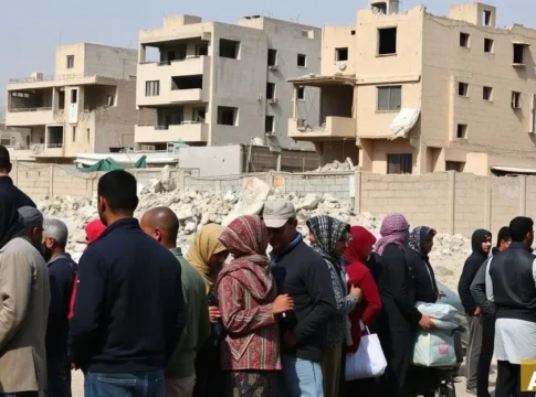 Израиль сокращает поток гуманитарной помощи в Газу после нарушения договоренност (AI-иллюстрация)