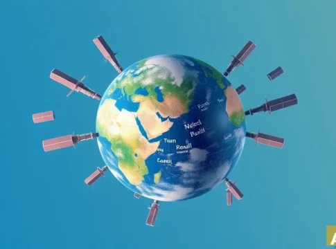 SpaceX запустила 21 спутник для военной сети США (AI-иллюстрация)