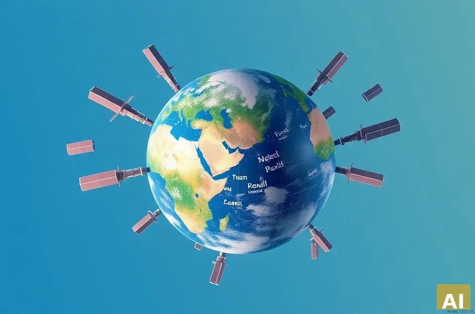 SpaceX запустила 21 спутник для военной сети США (AI-иллюстрация)