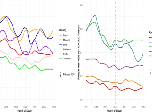 Увеличение убийств женщин в Бразилии в период пандемии COVID‑19