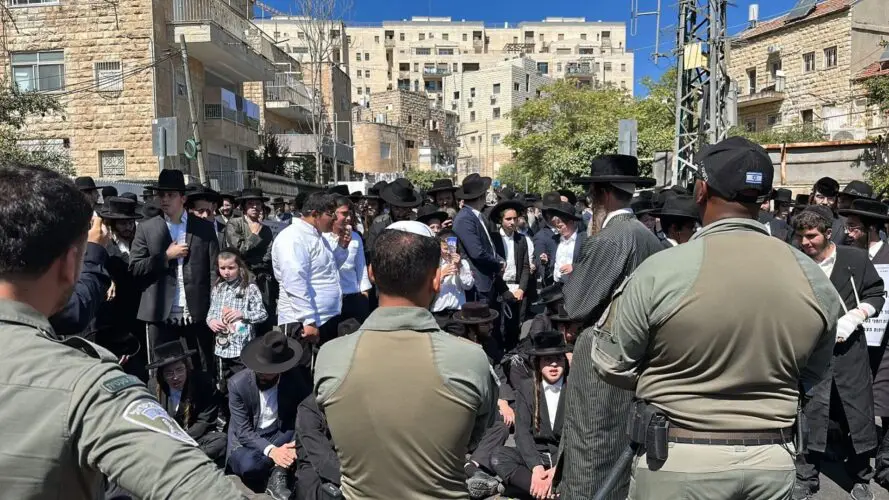 В Иерусалиме ожидаются значительные изменения в движении из‑за митинга против призыва харедим