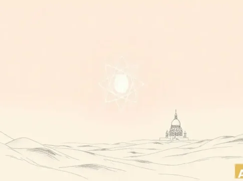 Квантовые акции: пузырь или начало новой технологической эры? (AI-иллюстрация)