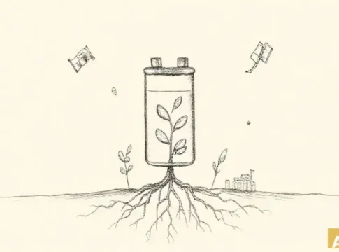 Рынок аккумуляторных систем для электромобилей: прогнозы роста и ключевые тенден (AI-иллюстрация)