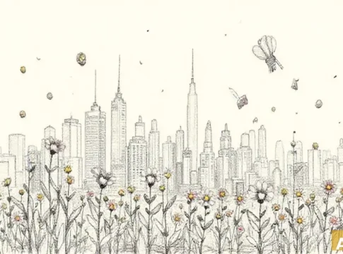 Тель-Авив лидирует по темпам обновления городской застройки, Петах-Тиква обгоняе (AI-иллюстрация)