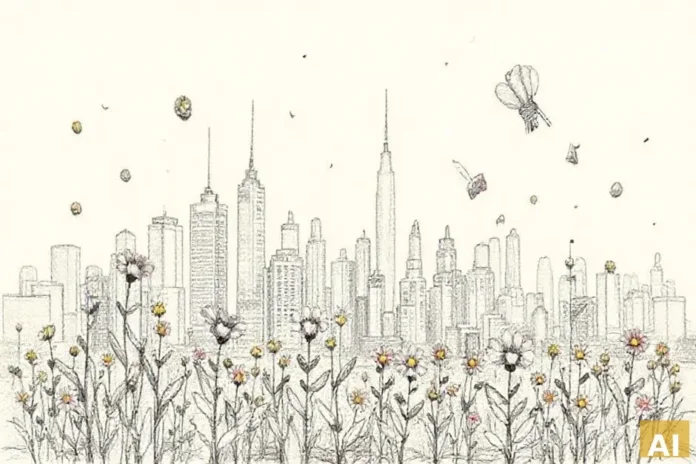 Тель-Авив лидирует по темпам обновления городской застройки, Петах-Тиква обгоняе (AI-иллюстрация)