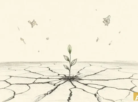 Театр «Тмуна» представляет мультидисциплинарный фестиваль «И будет земля» (AI-иллюстрация)