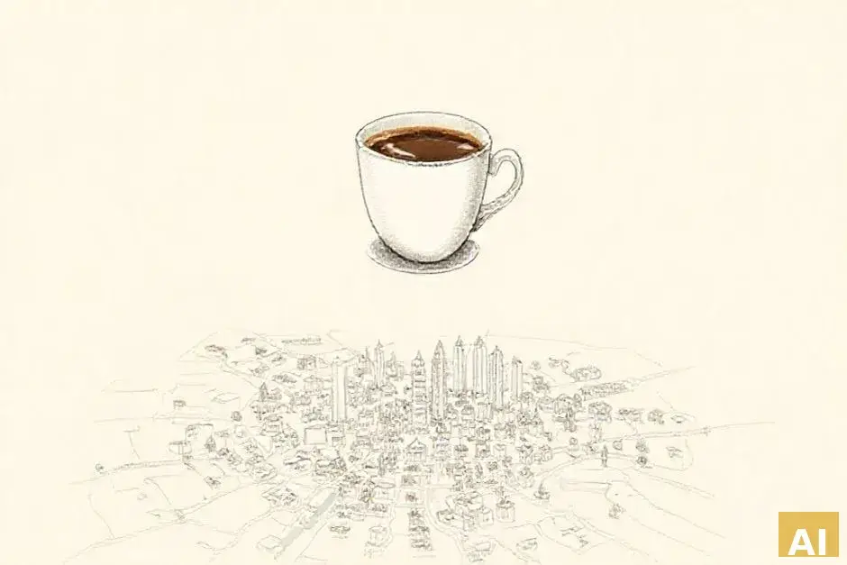 Ли Месика Охана: любимые места Тель-Авива, от детского пляжа до уютного кафе (AI-иллюстрация)