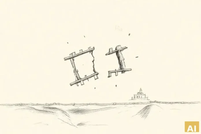 Польша: диверсия на железной дороге, ведущей к границе с Украиной (AI-иллюстрация)