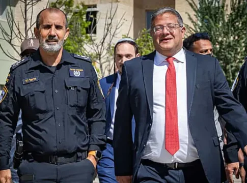 Глава полиции Израиля отзывает свои слова о министре Бен-Гвире