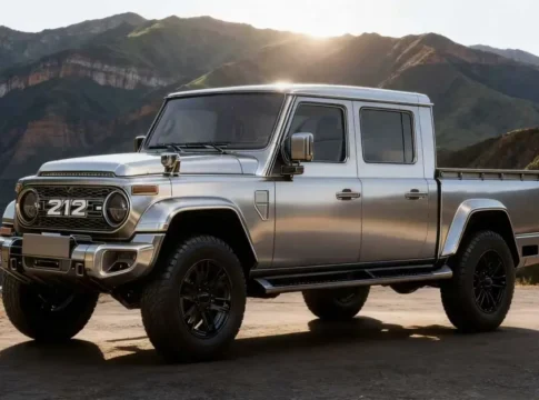 BAW готовит новые версии внедорожника 212 T01: мягкий верх и пикап