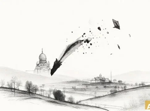 Ситуация в Сахнине и окрестных деревнях: насилие и бандитизм (AI-иллюстрация)