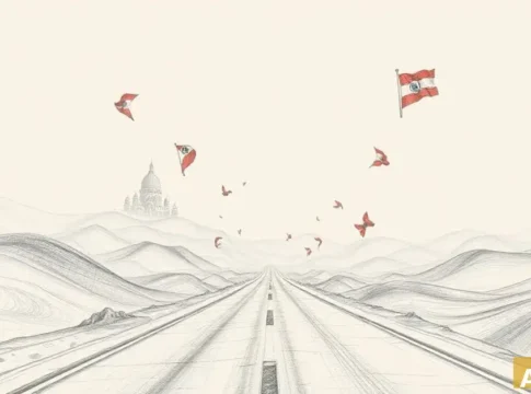 Угроза наводнений на юге Израиля: ожидаются перекрытия дорог (AI-иллюстрация)