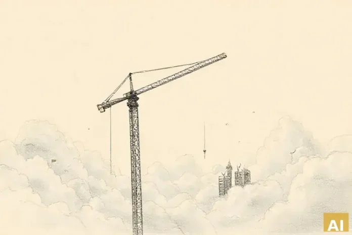 Трагедия на стройке в Кирьят-Оно: два рабочих получили тяжелые травмы (AI-иллюстрация)