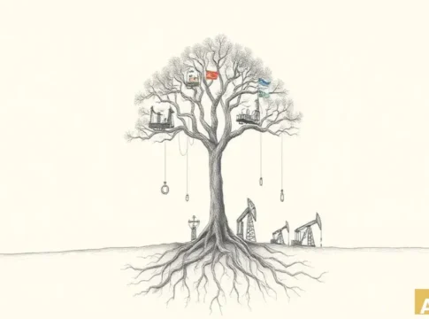 Wood получила контракты на сумму более 1 миллиарда долларов в странах Ближнего В (AI-иллюстрация)