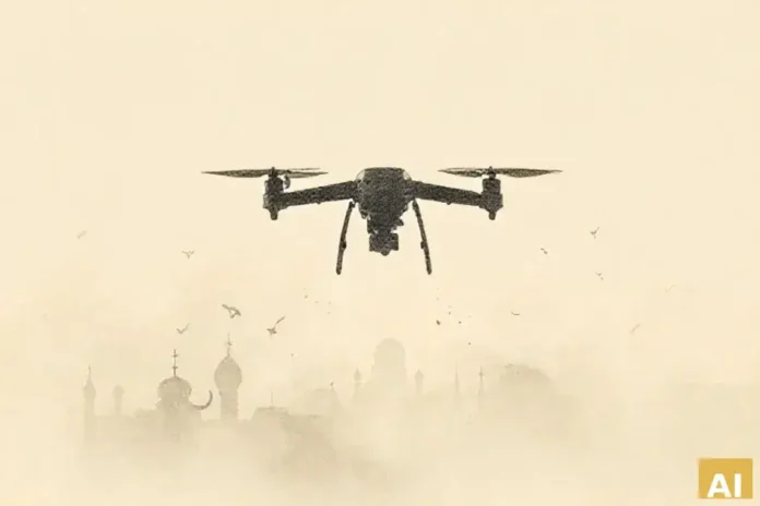 В Израиле задержан ключевой организатор контрабанды оружия через дроны (AI-иллюстрация)