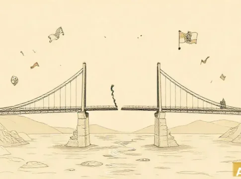 Джей Ди Вэнс раскритиковал помощь США Украине (AI-иллюстрация)