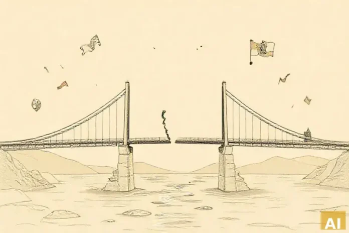 Джей Ди Вэнс раскритиковал помощь США Украине (AI-иллюстрация)