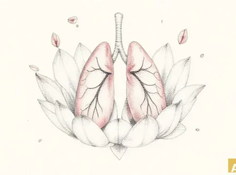 FDA одобрило новый препарат для лечения фиброза легких (AI-иллюстрация)