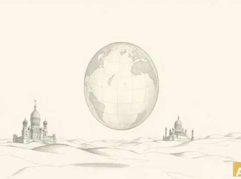 Энионы: Частицы-хамелеоны переворачивают квантовый мир (AI-иллюстрация)