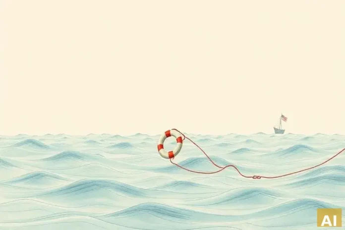 Нетания под водой: спасатели эвакуируют застрявших в потопе (AI-иллюстрация)