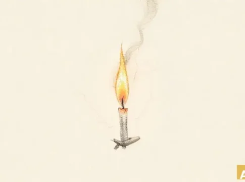 Смертельный пожар в доме престарелых Кирьят-Хаима: погиб постоялец (AI-иллюстрация)