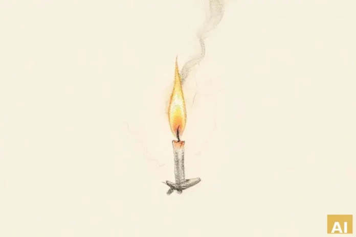 Смертельный пожар в доме престарелых Кирьят-Хаима: погиб постоялец (AI-иллюстрация)