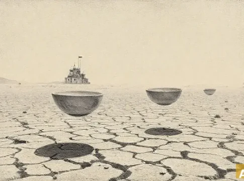 Индонезия: выжившие после наводнения борются за продовольствие (AI-иллюстрация)