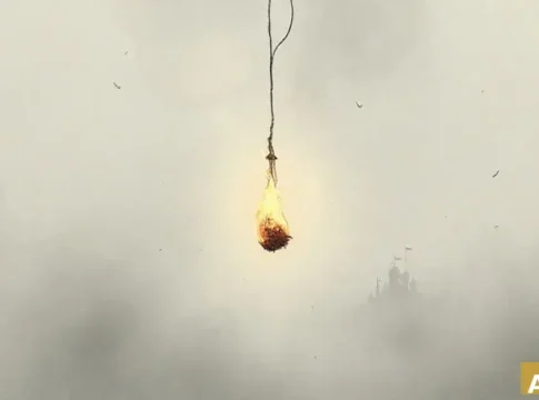 Ребенок в критическом состоянии после пожара в Рамот, Иерусалим (AI-иллюстрация)