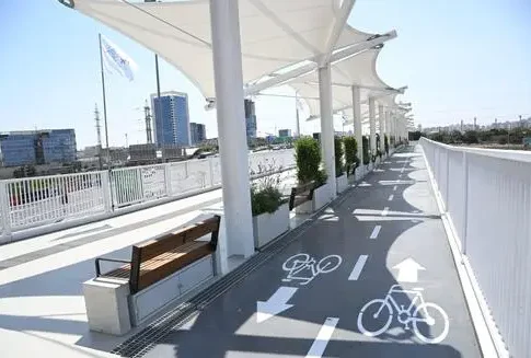 Новый пешеходный мост открыт для станции «Моше Даян» в Ришон ле-Ционе