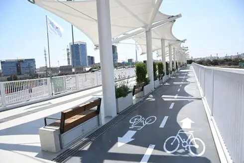 Новый пешеходный мост открыт для станции «Моше Даян» в Ришон ле-Ционе