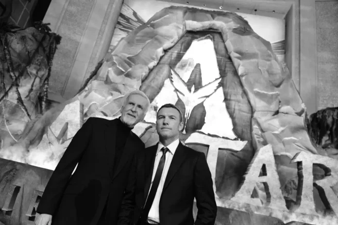 Джеймс Кэмерон и Сэм Уортингтон: 