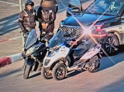 В Тель-Авиве задержан 23-летний угонщик, пытавшийся скрыться на скутере