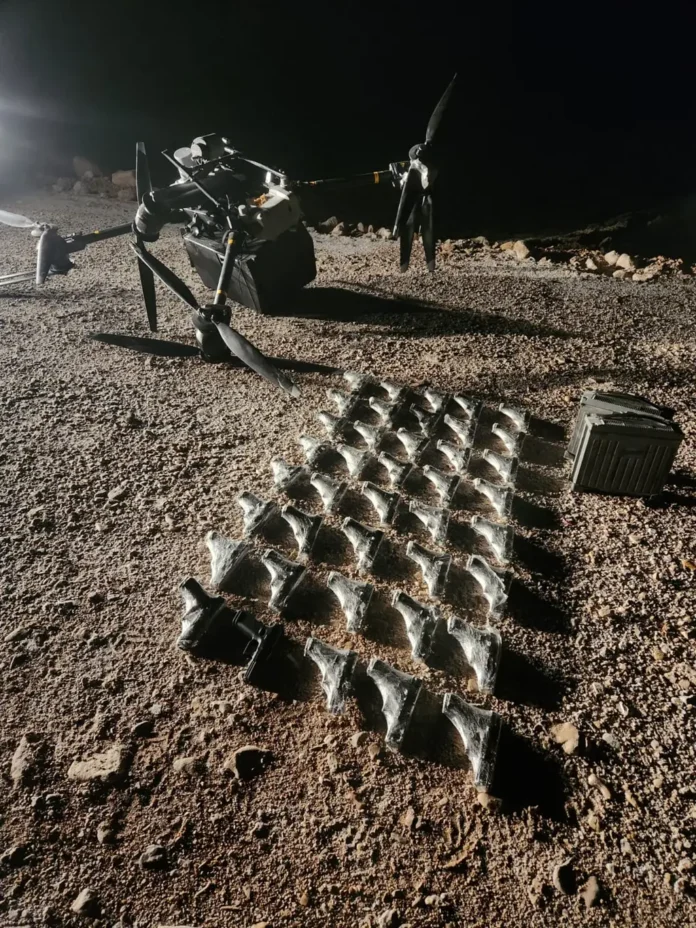 ЦАХАЛ перехватил 40 пистолетов: контрабанда дроном на восточной границе