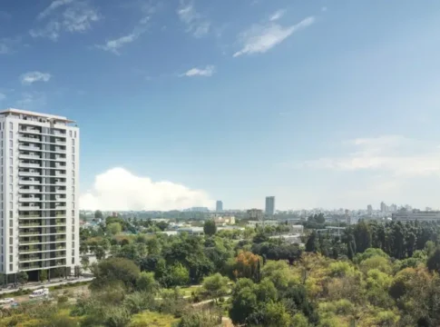 Строительство 19-этажного жилого дома в Кирьят-Шалом: 