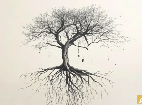 Дерево жизни: новая выставка в Рамат-Авиве к Ту би-Шват (AI-иллюстрация)