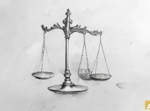 Конфликт власти: правительство и суд на грани (AI-иллюстрация)