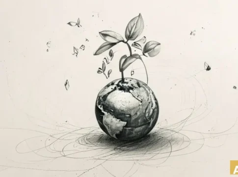 L'Oréal ищет прорыв в эко-инновациях: 13 стартапов получат €100 млн (AI-иллюстрация)