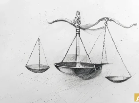 Судебная администрация просит остановить закон, бьющий по зарплатам судей (AI-иллюстрация)