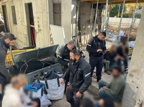 Шесть нелегалов задержаны на стройке в Тель-Авиве