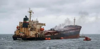 Иранский транспорт оружия тонет в Каспии