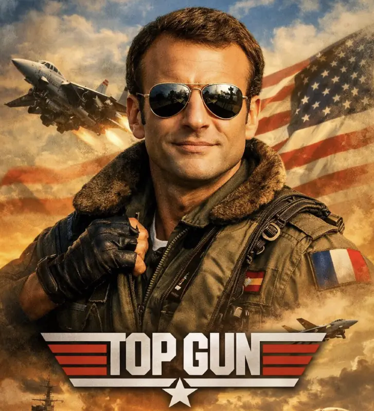 Макрон высмеян в мемах после взорвавшегося сосуда в глазу