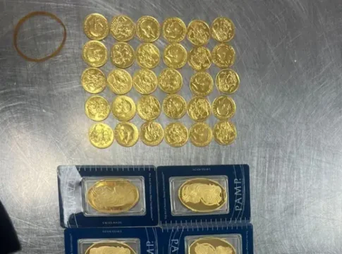 пресечена котрабанда золота